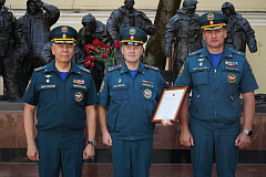 В столичном главке МЧС России состоялось торжественное мероприятие, посвященное Дню России 