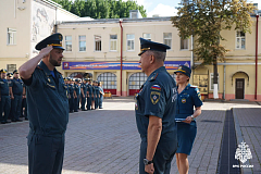В Главном управлении МЧС России по г. Москве состоялось торжественное вручение погон, в числе награждённых сотрудник Управления по ЮЗАО ГУ МЧС России по г. Москве Павел Михайлович Савченко.
