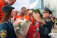 Сотрудники Главного управления МЧС России по г. Москве в составе сборной ЦФО завоевали серебро Спартакиады МЧС России