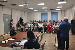 Обсудили вопросы пожарной безопасности с жителями